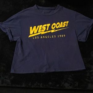 Cute graphic crop top